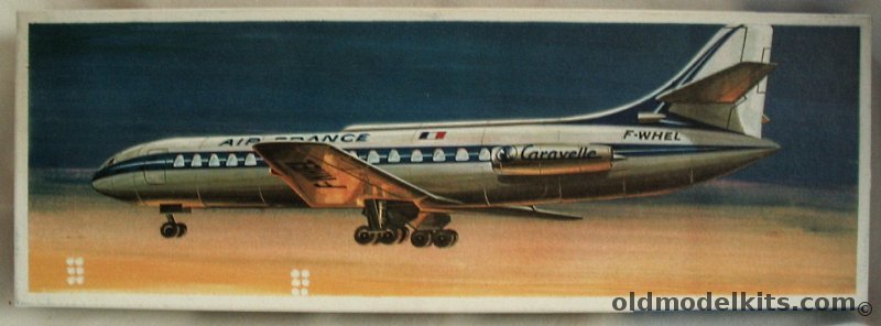 KVZ 1/100 SE 210 Caravelle - Air France plastic model kit